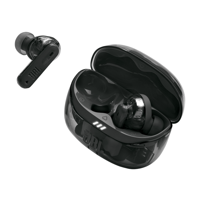 JBL Tune Beam 2 Ghost Edition - Ghost Black - True Wireless Noise Cancelling Earbuds - Detailshot 2 image number null